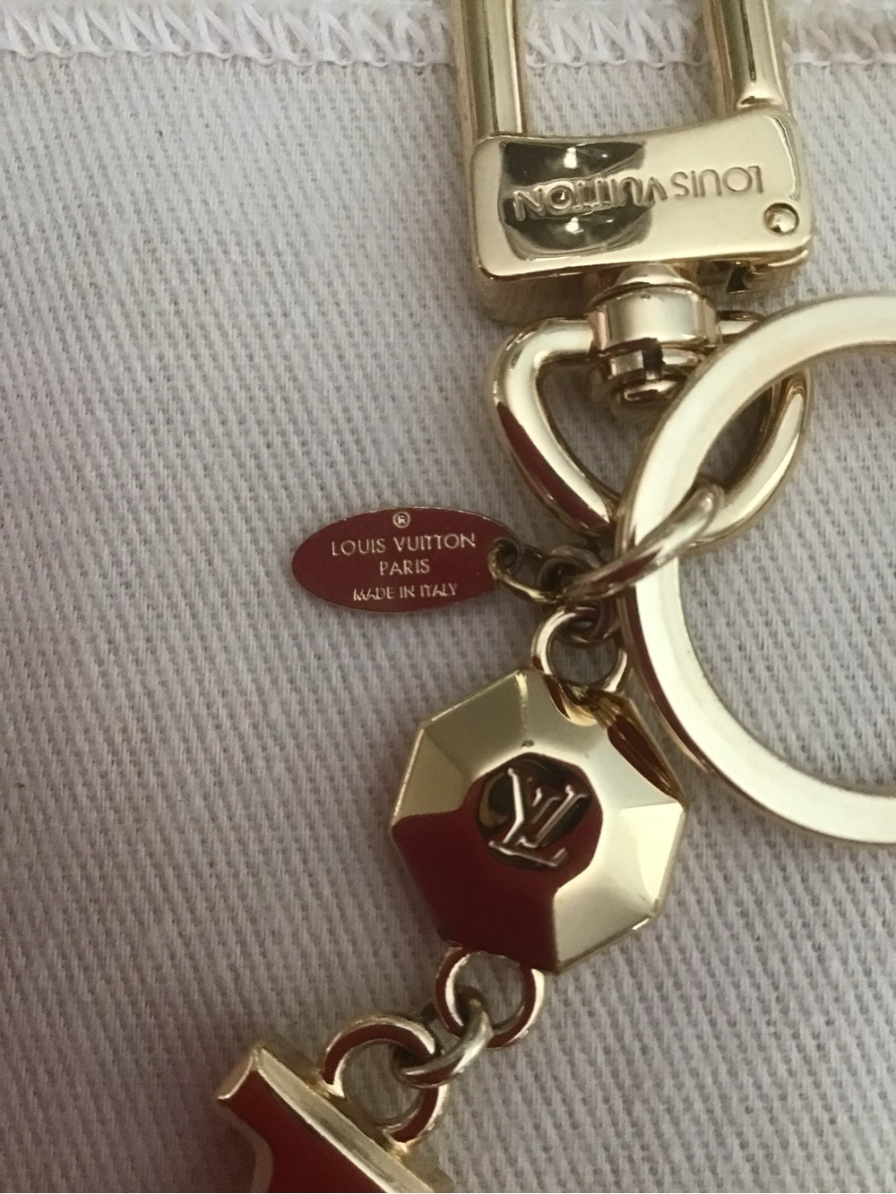 Preloved Louis Vuitton Facettes Bag Charm/ Key Holder - Picture 5 of 11